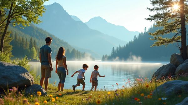 Où partent les familles l'été pour des vacances à la montagne