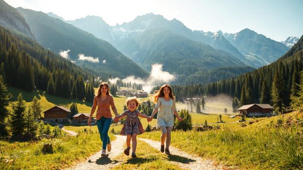 Top destinations estivales en montagne pour les familles